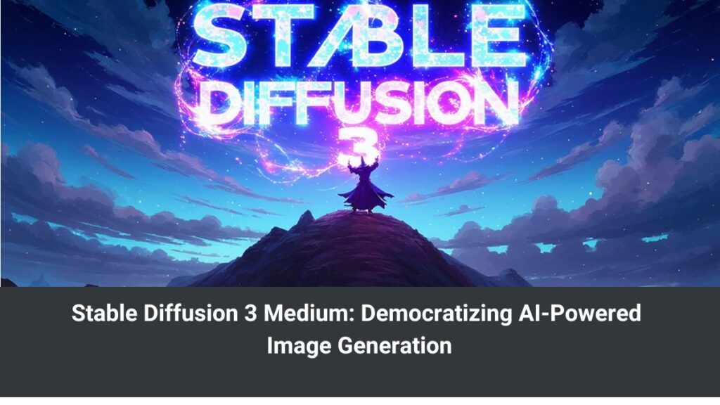 Stable Diffusion 3 Medium: Democratizing AI-Powered Image Generation